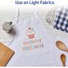 imageAvery Printable Heat Transfer Paper for Light Fabrics 85quot x 11quot Inkjet Printer Compatible 6 Sheets of Iron On Transfer Paper Great for Custom Shirts Uniforms Gifts and More 327185x11