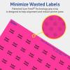 imageAvery Printable Round Labels Sure Feed Technology 34quot Diameter Neon Magenta Labels PrinttoTheEdge LaserInkjet 3200 Total Great for Price Stickers and Mailing Seals800 labels