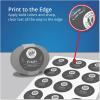 imageAvery Printable Round Labels with Sure Feed 2quot Diameter Glossy Clear 120 Customizable Labels 22825Pack of 2