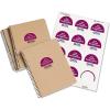 imageAvery Printable Round Labels with Sure Feed 2quot Diameter Glossy Clear 120 Customizable Labels 22825Pack of 2