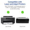 imageAvery Printable Sticker Paper 812quot x 11quot FullSheet Labels Neon Yellow Labels LaserInkjet Printable 20 Total Great for Packaging and Stickers20 labels