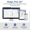 imageAvery Printable Sticker Paper 812quot x 11quot FullSheet Labels Neon Yellow Labels LaserInkjet Printable 20 Total Great for Packaging and Stickers20 labels