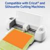 imageAvery Printable Sticker Paper 85quot x 11quot Matte White Repositionable Adhesive LaserInkjet Compatible 5 FullSize Label Sheets Great for Product Branding Cute Stickers Crafts and More 53202Bright Orange