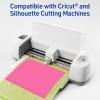 imageAvery Printable Sticker Paper 85quot x 11quot Matte White Repositionable Adhesive LaserInkjet Compatible 5 FullSize Label Sheets Great for Product Branding Cute Stickers Crafts and More 53202Bright Pink