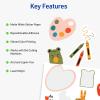 imageAvery Printable Sticker Paper 85quot x 11quot Matte White Repositionable Adhesive LaserInkjet Compatible 5 FullSize Label Sheets Great for Product Branding Cute Stickers Crafts and More 53202Matte White