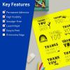 imageAvery Printable Sticker Paper 85quot x 11quot Matte White Repositionable Adhesive LaserInkjet Compatible 5 FullSize Label Sheets Great for Product Branding Cute Stickers Crafts and More 53202Neon Yellow
