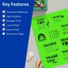 imageAvery Printable Sticker Paper 85quot x 11quot Matte White Repositionable Adhesive LaserInkjet Compatible 5 FullSize Label Sheets Great for Product Branding Cute Stickers Crafts and More 53202Neon Green