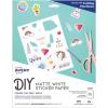 imageAvery Printable Sticker Paper 85quot x 11quot Matte White Repositionable Adhesive LaserInkjet Compatible 5 FullSize Label Sheets Great for Product Branding Cute Stickers Crafts and More 53202Matte White