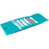 imageAvery Slide ampamp View Expanding File Folder 6 Pockets Letter Size 1 Sage Folder 73546Aqua