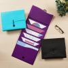 imageAvery Slide ampamp View Expanding File Folder 6 Pockets Letter Size 1 Sage Folder 73546Black