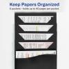imageAvery Slide ampamp View Expanding File Folder 6 Pockets Letter Size 1 Sage Folder 73546Black