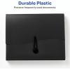 imageAvery Slide ampamp View Expanding File Folder 6 Pockets Letter Size 1 Sage Folder 73546Black