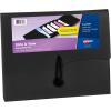 imageAvery Slide ampamp View Expanding File Folder 6 Pockets Letter Size 1 Sage Folder 73546Black