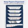 imageAvery Slide ampamp View Expanding File Folder 6 Pockets Letter Size 1 Sage Folder 73546Navy