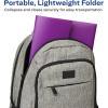 imageAvery Slide ampamp View Expanding File Folder 6 Pockets Letter Size 1 Sage Folder 73546Plum