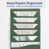 imageAvery Slide ampamp View Expanding File Folder 6 Pockets Letter Size 1 Sage Folder 73546Sage