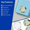 imageAvery TrueBlock Matte White Round Labels Sure Feed Technology 275quot Diameter 60 Matte White Labels PrinttoTheEdge LaserInkjet Printable Great for Packaging and Product Merchandising300 labels