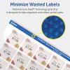 imageAvery TrueBlock Matte White Square Labels Sure Feed Technology 1quot x 1quot 480 Matte White Labels PrinttoTheEdge LaserInkjet Printable Great for Product Merchandising Stickers4 800 labels