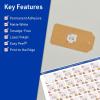 imageAvery TrueBlock Matte White Square Labels Sure Feed Technology 1quot x 1quot 480 Matte White Labels PrinttoTheEdge LaserInkjet Printable Great for Product Merchandising Stickers4 800 labels