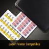 imageAvery Waterproof Vinyl Stickers 1quot x 2quot  Laser 120ct 61537  Rectangle Shape  FullBleed Design  Printable Water Proof Fade Resistant UV Coated Permanent Adhesive Water Resistant Durable Chemical Resistant Abrasion Resistant  1quot Heigh1 x 2