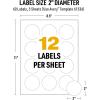 imageAvery Waterproof Vinyl Stickers 1quot x 2quot  Laser 120ct 61537  Rectangle Shape  FullBleed Design  Printable Water Proof Fade Resistant UV Coated Permanent Adhesive Water Resistant Durable Chemical Resistant Abrasion Resistant  1quot Heigh2