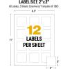 imageAvery Waterproof Vinyl Stickers 1quot x 2quot  Laser 120ct 61537  Rectangle Shape  FullBleed Design  Printable Water Proof Fade Resistant UV Coated Permanent Adhesive Water Resistant Durable Chemical Resistant Abrasion Resistant  1quot Heigh2 x 2