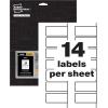 imageAvery White Asset Tag Labels 34quot x 112quot Laser Printable Tags 320 Waterproof Labels 61525114 x 234