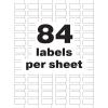 imageAvery White Asset Tag Labels 34quot x 112quot Laser Printable Tags 320 Waterproof Labels 6152512 x 1