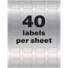 imageAvery White Asset Tag Labels 34quot x 112quot Laser Printable Tags 320 Waterproof Labels 6152534 x 112