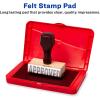 imageCarters Felt Black Stamp Pad 315 x 612 Inches 21082275 x 425