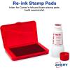 imageCarters NeatFlo Stamp Pad Ink Refill for Red Stamp Pads 21447