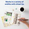 imageMarksALot Avery Permanent Markers Large DeskStyle Size Chisel Tip Water and Wear Resistant 12 Brown Markers 08881