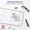 imageMarksALot Avery Regular DeskStyle Size Chisel Tip 12 Black Permanent Markers are perfect for signs and posters 07888