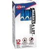 imageMarksALot Large Chisel Tip Permanent Marker Set Blue Pack of 12 98410