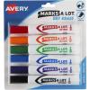 imageAVERY Marks A Lot Dry Erase Markers Low Odor White Board Markers with Chisel Tip 4 Assorted Colors 244091 Count Pack of 1