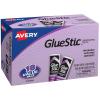 imageAvery Glue Stick Disappearing Purple Color Washable Nontoxic 026 oz Permanent Glue Stic 6pk 9809618 pack