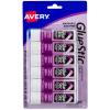 imageAvery Glue Stick Disappearing Purple Color Washable Nontoxic 026 oz Permanent Glue Stic 6pk 980966 pack