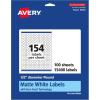 imageAvery Matte White Round Labels Sure Feed Technology 12quot Diameter 3850 Matte White Printable Labels15 400 Labels