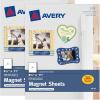 imageAvery Printable Magnet Sheets 85quot x 11quot Inkjet Printer 2 Packs 10 White Magnetic Sheets Total 581410 sheets