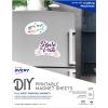 imageAvery Printable Magnet Sheets 85quot x 11quot Inkjet Printer 2 Packs 10 White Magnetic Sheets Total 581460 sheets