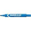 imageMarksALot Large Chisel Tip Permanent Marker Set Blue Pack of 12 98410