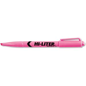imageAVERY Pen Style Highlighter Chisel Point Fluorescent Pink Ink AVE23592