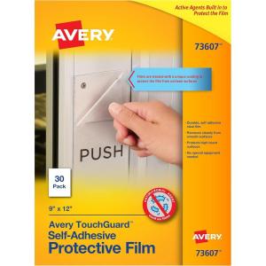 imageAvery Clear Laminating Sheets 9quot x 12quot Permanent SelfAdhesive 50 SelfLaminating Sheets Great for Protecting Documents Photos and Signs More 73601Touchguard