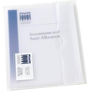 imageAvery Document Holder Envelope Holds 450 LetterA4Size Sheets 4Color 4Pack 73556Translucent Clear