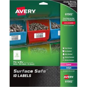 imageAvery Durable Labels Label 2quot x 312quot 61503158 x 358