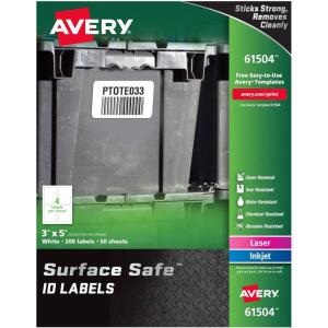 imageAvery Durable Labels Label 2quot x 312quot 615033 x 5