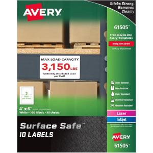 imageAvery Durable Labels Label 2quot x 312quot 615034 x 6