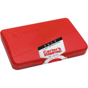 imageCarters Felt Red Stamp Pad 275 x 427 Inch Ink Pad 21071