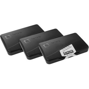 imageCarters Foam Black Stamp Pad 275 x 427 Inches 3 Pack 256033 Pack