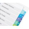 imageAvery Double Column 24 Tab Dividers for 3 Ring Binders Customizable Table of Contents Multicolor Tabs 1 Set 11321Dividers